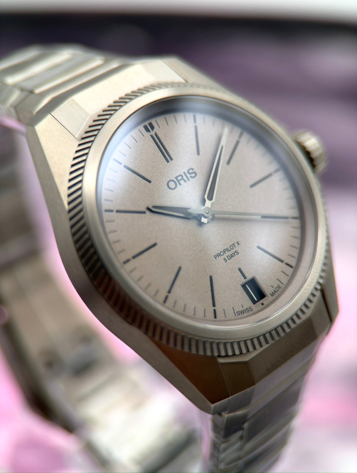 UNWORN w/ Tags - Oris ProPilot X Calibre 400 39MM Titanium Automatic ~ Complete Set - FULL 10 YR WARRANTY
