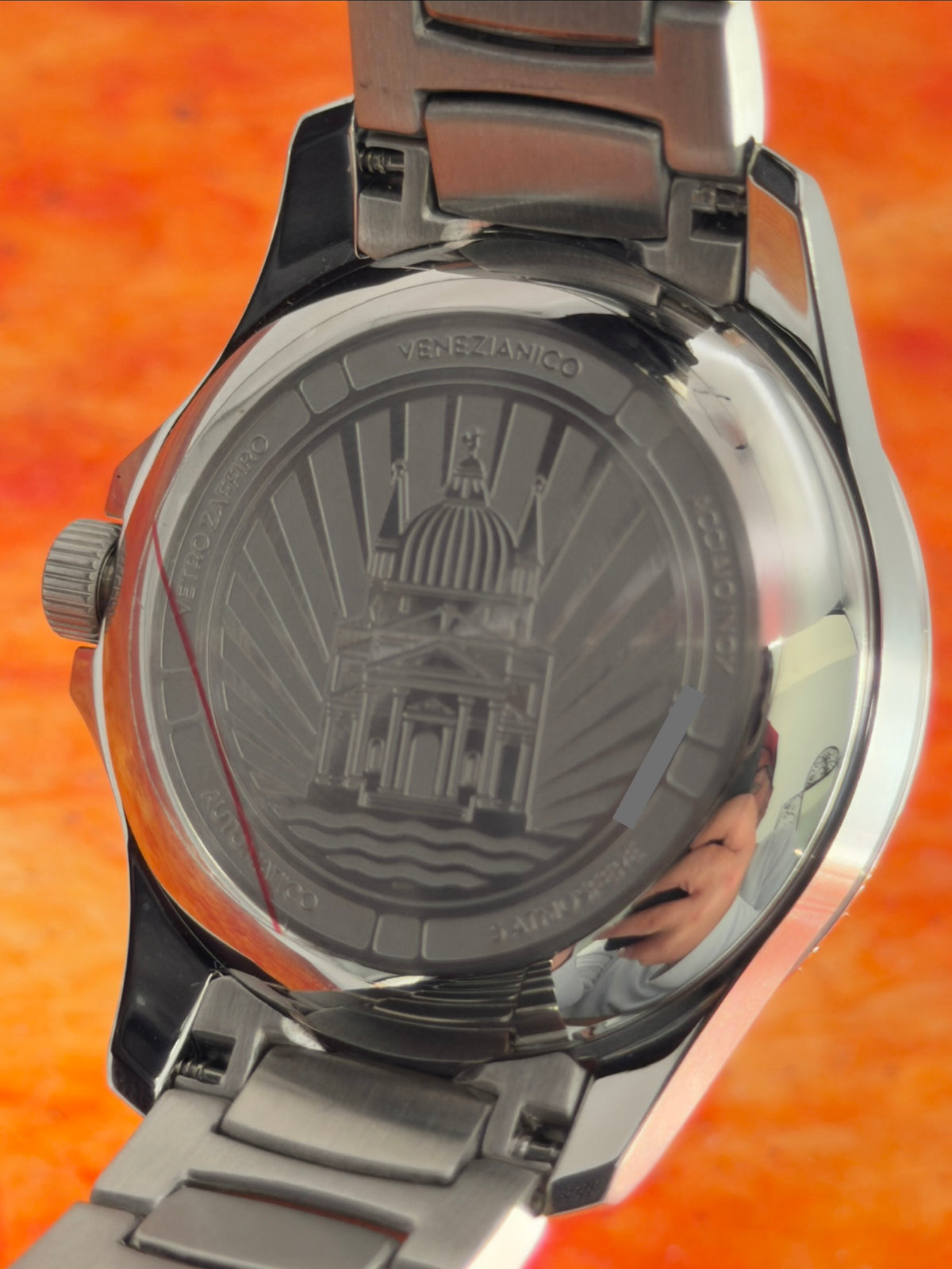 2024 Venezianico Redentore 36 mm Diamond Black Mother of Pearl Dial ~ 1121521C - Watch & Generic Box