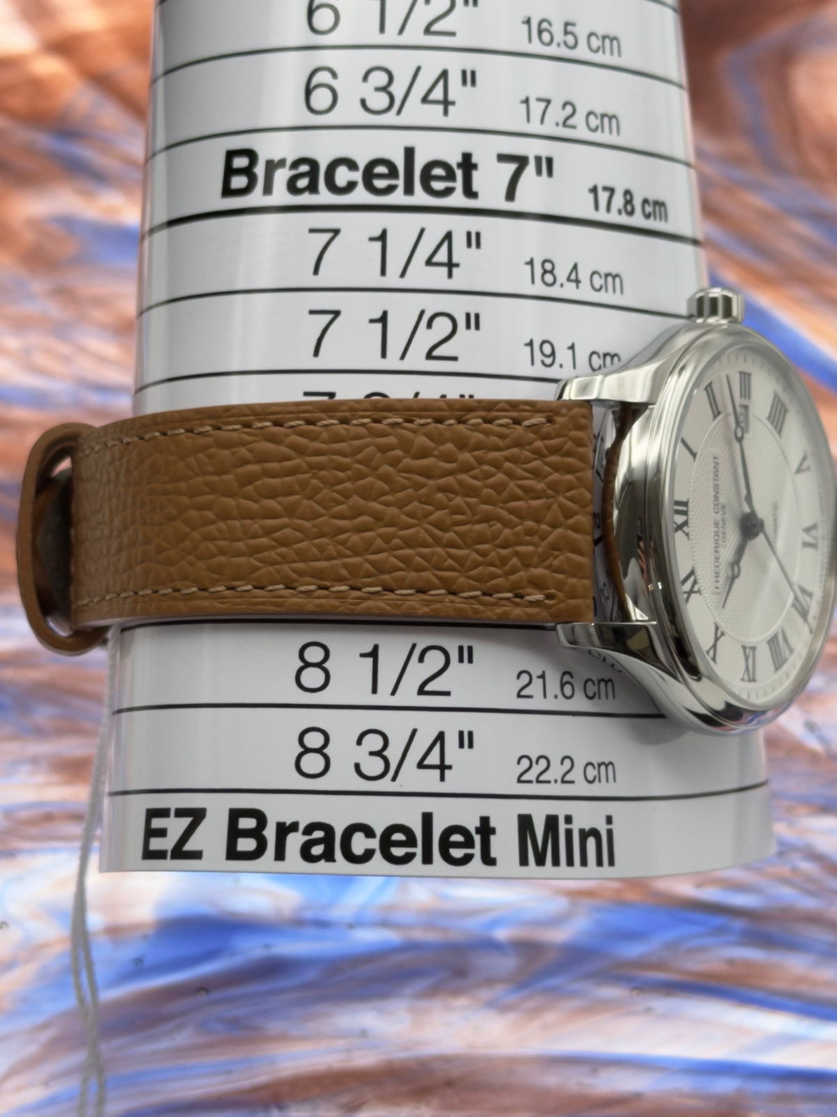 UNWORN Frederique Constant Classics Index Automatic 40mm Silver White Dial Brown Leather Strap ~ Complete Set - MFG Warranty