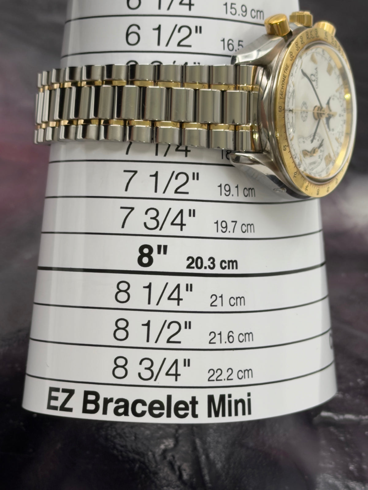 Omega Speedmaster Moonphase Triple Calendar 39mm White Dial Two-Tone bracelet 3330.20.00 - Watch Only