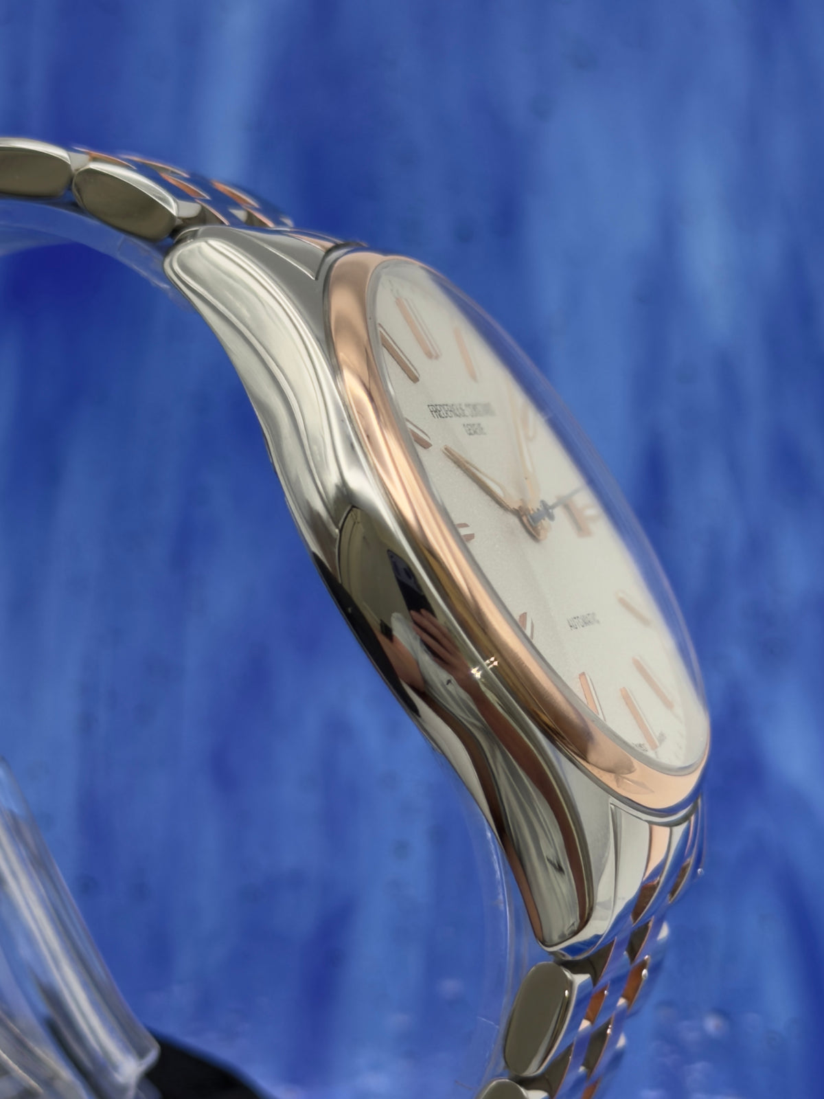 Frederique Constant Classics Automatic 40mm White Dial Two-Tone Rose Gold/Steel Bracelet FC-303SS5B2B - w/ Box