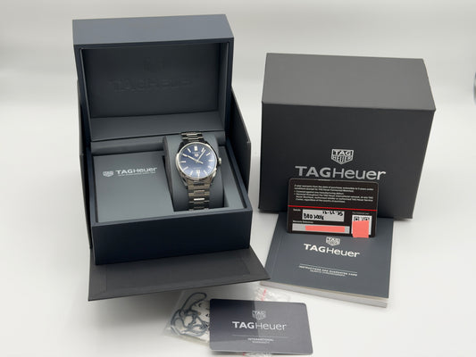 2025 TAG Heuer Carrera 5 Automatic 39mm Blue Dial SS Bracelet WBN2112.BA0639 - Complete Set - WARRANTY