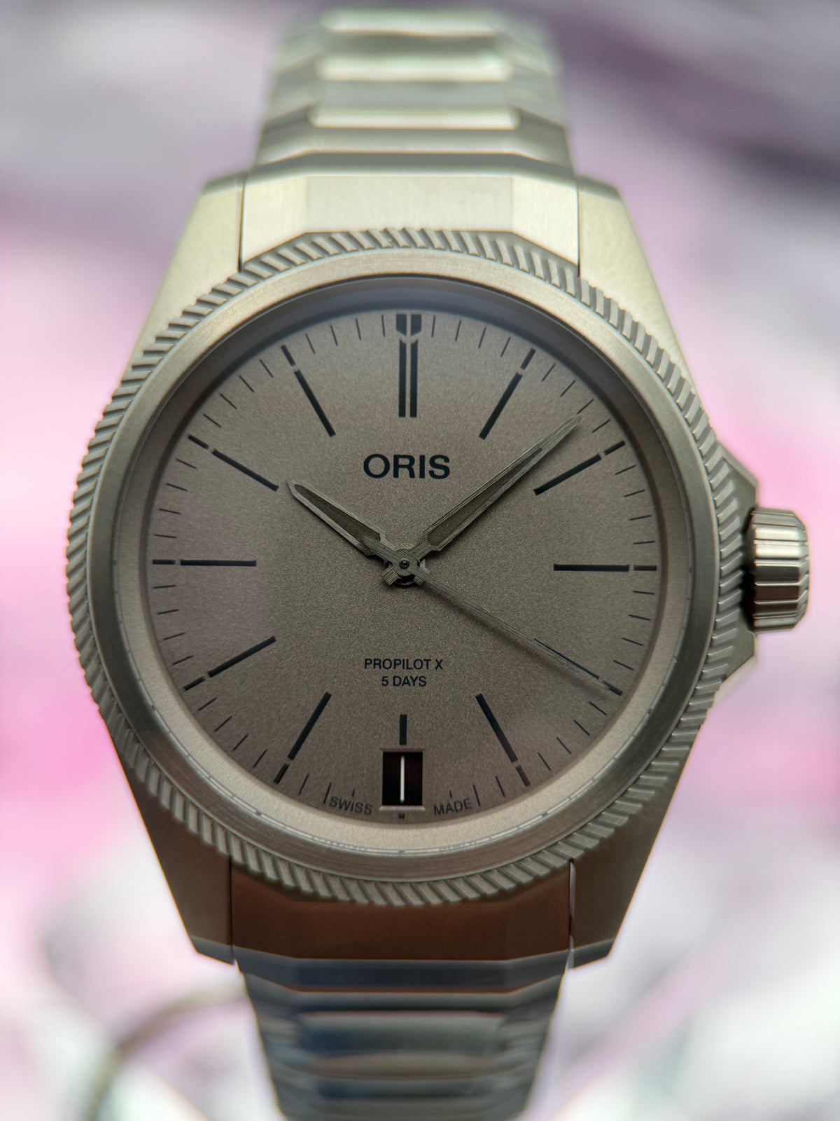 UNWORN w/ Tags - Oris ProPilot X Calibre 400 39MM Titanium  Automatic ~ Complete Set - FULL 10 YR WARRANTY