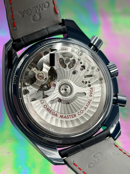 2022 Omega Speedmaster Moonphase “Blue Side of the Moon” 44.25MM Ceramic Automatic -UNWORN -Complete Set
