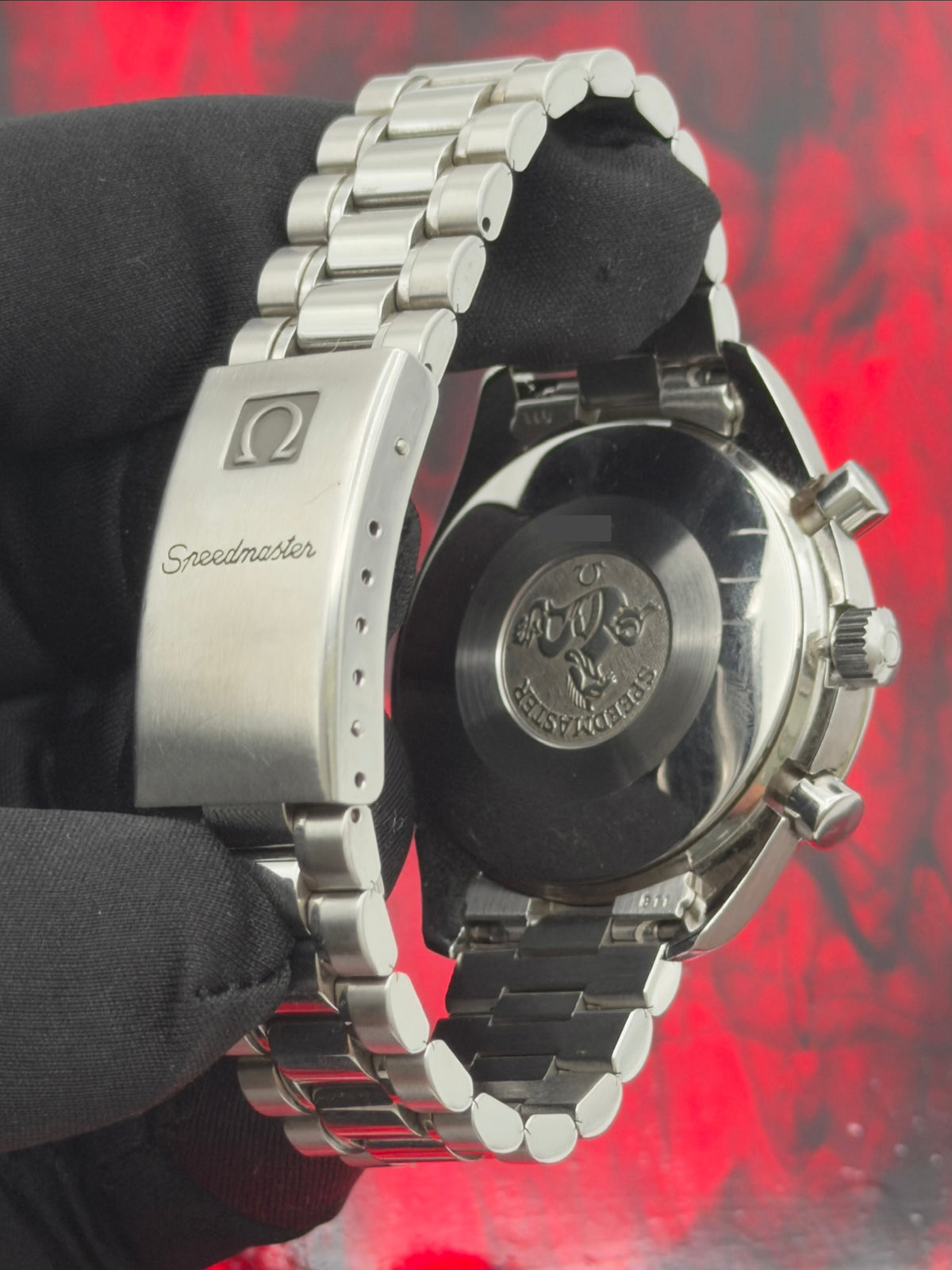 Omega Speedmaster Reduced 39mm Black Dial Steel Bracelet 3510.50.00 - Complete Set w/ Extra Links