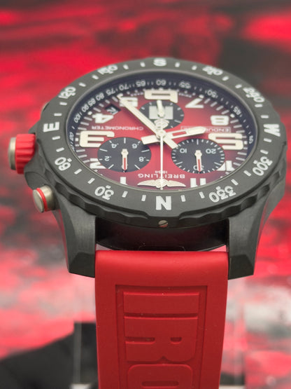 UNWORN 2026 Breitling Endurance Pro IRONMAN® Special Edition Red Dial w/ Red Rubber Strap X82310 -Complete Set - WARRANTY