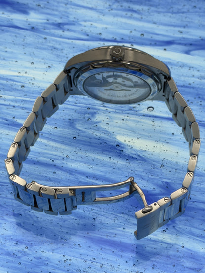 2023 Omega Seamaster 41mm Aqua Terra 150M "Teak" Blue Dial w/ SS Bracelet 220.10.41.21.03.004 ~ Complete Set - WARRANTY