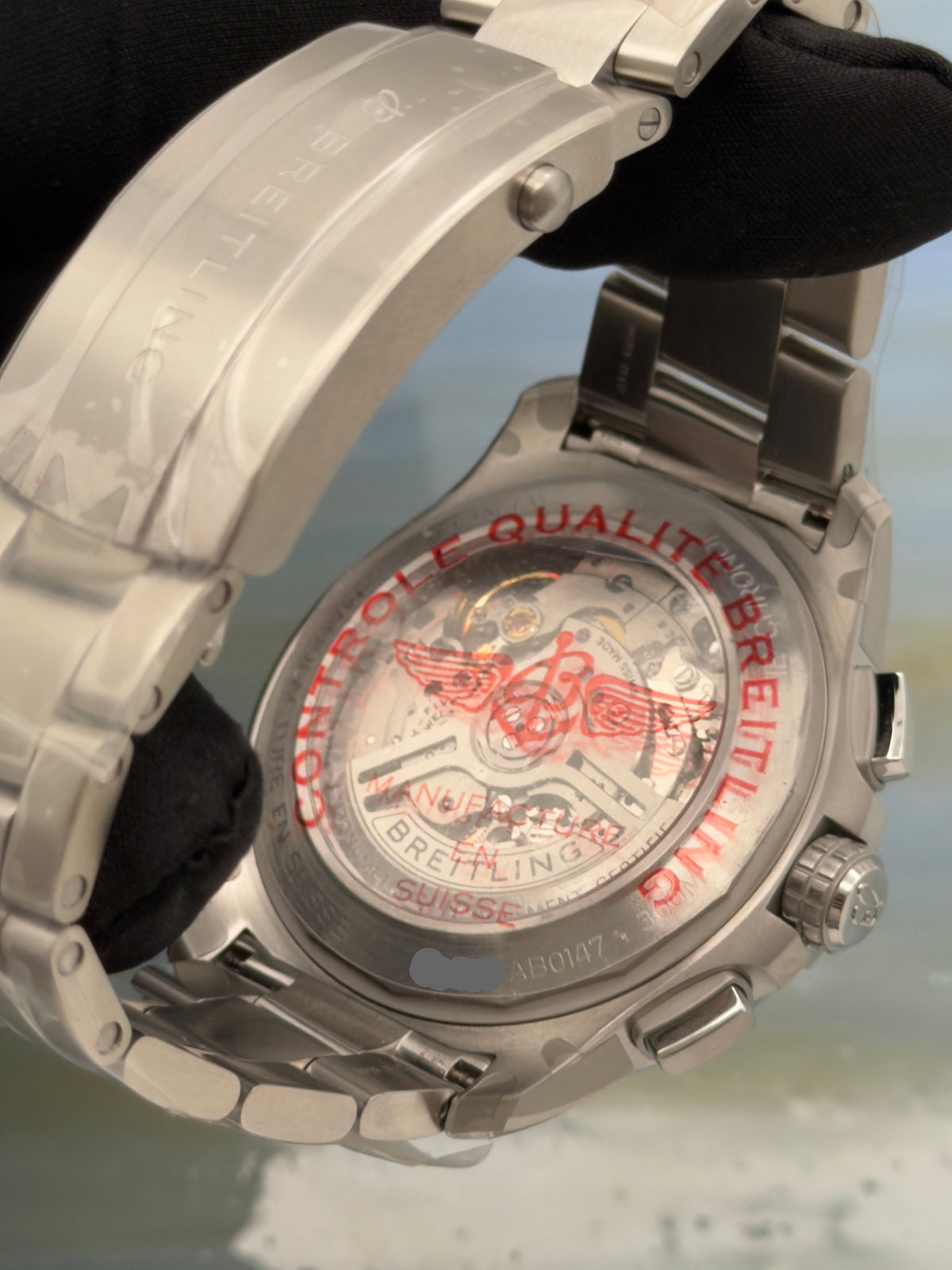 UNWORN - 2026 Breitling Avenger B01 Chronograph 44mm Khaki Dial w/ SS Bracelet AB0147 ~ Complete Set - WARRANTY