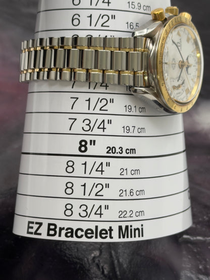 Omega Speedmaster Moonphase Triple Calendar 39mm White Dial Two-Tone bracelet 3330.20.00 - Watch Only