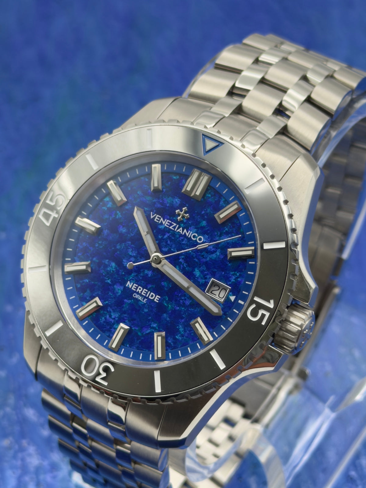 UNWORN - 2026 Venezianico Nereide Opale Blu 42 mm Blue Opal Dial ~ Limited Edition ~ Complete Set