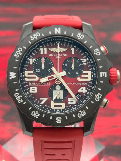 UNWORN 2026 Breitling Endurance Pro IRONMAN® Special Edition Red Dial w/ Red Rubber Strap X82310 -Complete Set - WARRANTY