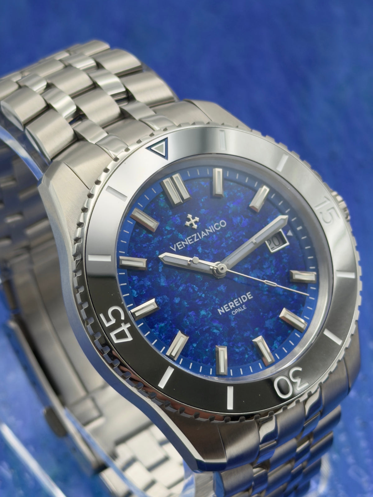 UNWORN - 2026 Venezianico Nereide Opale Blu 42 mm Blue Opal Dial ~ Limited Edition ~ Complete Set