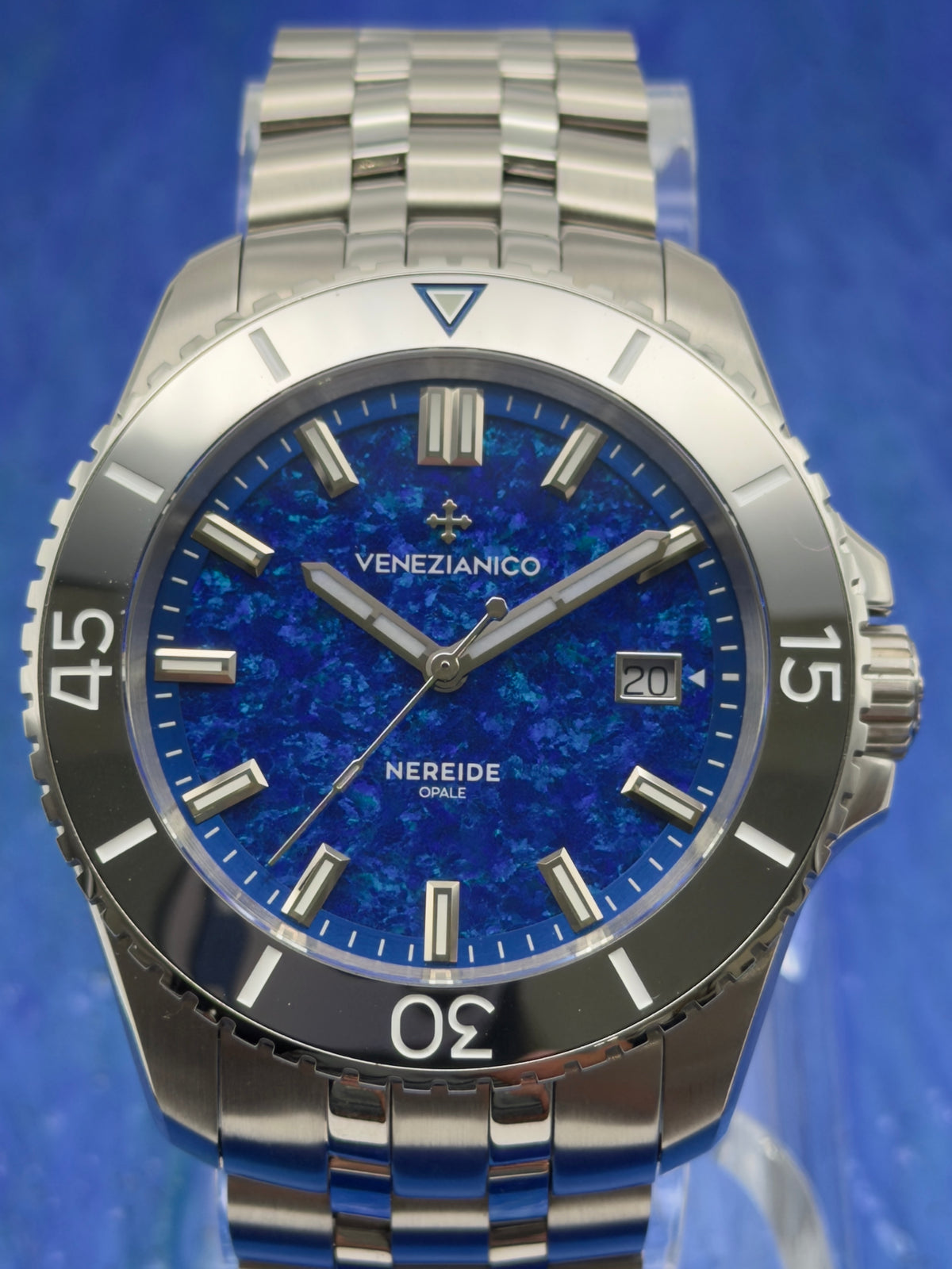 UNWORN - 2026 Venezianico Nereide Opale Blu 42 mm Blue Opal Dial ~ Limited Edition ~ Complete Set