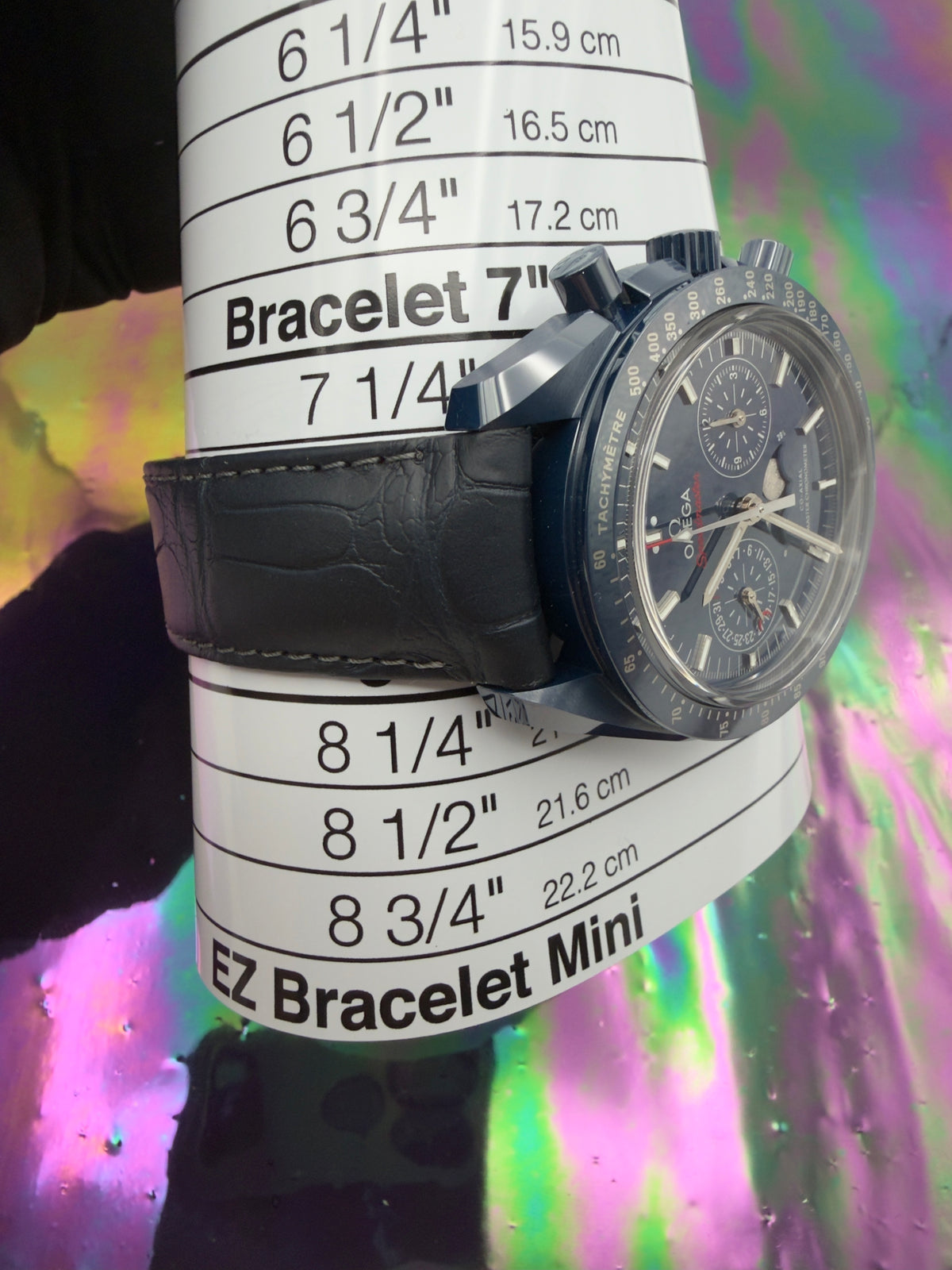 2022 Omega Speedmaster Moonphase “Blue Side of the Moon” 44.25MM Ceramic Automatic -UNWORN -Complete Set