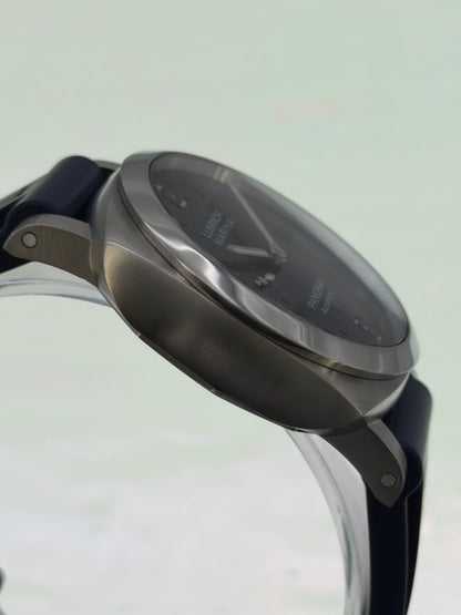 2020 Panerai Luminor Marina 42mm Blue Dial on Blue Rubber Strap PAM01393 ~ B&P