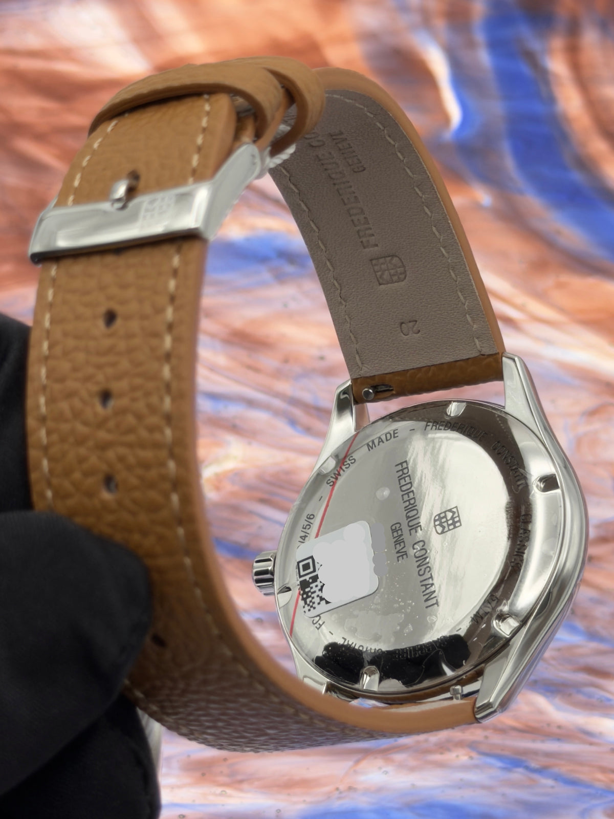 UNWORN Frederique Constant Classics Index Automatic 40mm Silver White Dial Brown Leather Strap  ~ Complete Set - MFG Warranty
